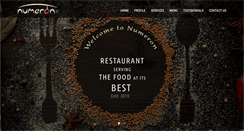 Desktop Screenshot of numeronrestaurant.com